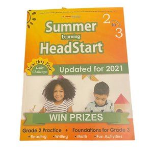 LUMOS Summer Learning HeadStart Grade 2 to 3 Practice Workbook Soft UPDATED 2021